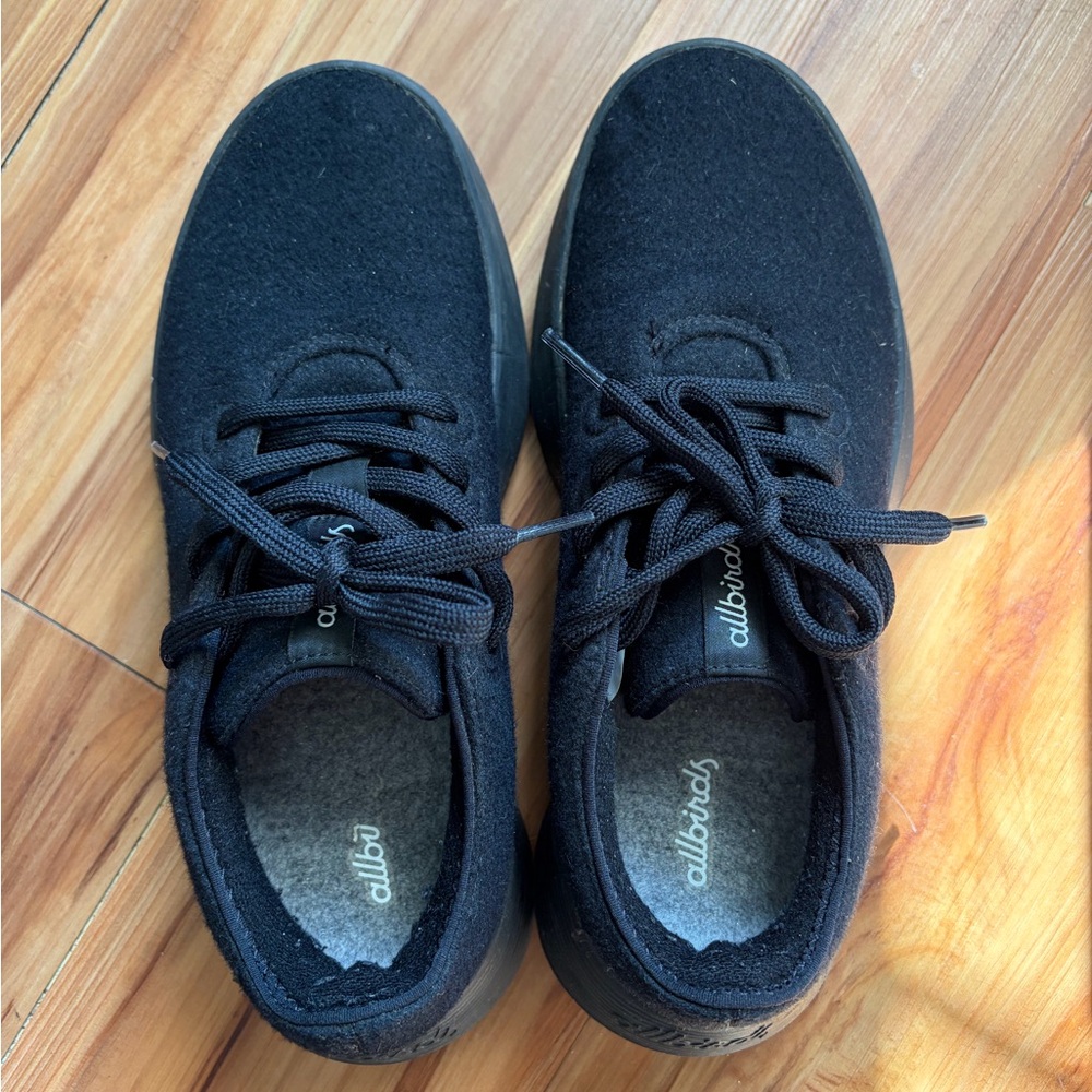 Allbirds Charcoal Wool Runners - Women’s 8